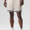 7" Key Mesh Basketball Short - Bone