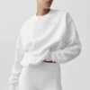 Accolade Crew Neck Pullover - White