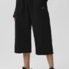 Accolade Cutoff Sweatpant - Black