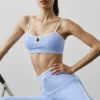 Airbrush Race Pace Bra - Light Provence Blue/White