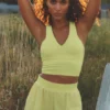 Airbrush Real Bra Tank - Sunshine