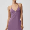 Airbrush Splendor Dress - Plum Kiss