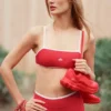 Airlift Charger Bra - Bright Red/White