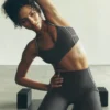 Airlift Haven Bra - Anthracite/White