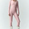 Airlift Winter Warm Ski Time Bib - Pink Champagne