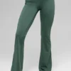 Alo Softsculpt 7/8 Foldover Flare Legging - Clover Green