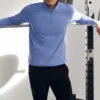 Conquer 1/4 Zip Reform Long Sleeve - Provence Blue