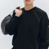 Field Crew Neck Sweatshirt - Black
