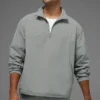 Light Weight Takeaway Track Pullover - Lunar Grey