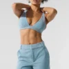 Micro Corduroy Dreamer Bra - Celestial Blue