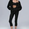 Renown Heavy Weight Full Zip Hoodie - Black