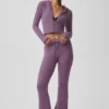 Sway Bootcut Sweatpant - Plum Kiss