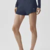 Sweater High-Waist Sunlit Short - Navy