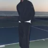 Takeaway Track Straight Leg Pant - Black