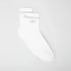 Unisex Half-Crew Throwback Sock - White/Titanium