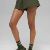 Victory Running Short - Green Olive