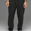 Waffle Lounge Jogger - Black