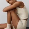 Women's Lettuce Edge Sock - Oatmeal Heather