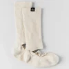 Women's Strappy Siren Grip Sock - Oatmeal Heather