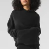 Wool Cashmere New Class Hoodie - Black