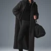 Wool Metro Long Coat - Dark Heather Grey