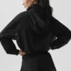 1/4 Zip Go Time Pullover - Black
