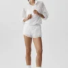 1/4 Zip Go Time Pullover - White