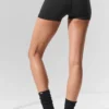 3" Alo Softsculpt High-Waist Precision Short - Black