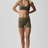 3" Alo Softsculpt High-Waist Precision Short - Olive Tree