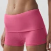 3" Alo Softsculpt Low-Rise Foldover Short - Paradise Pink