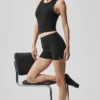 3" Alosoft High-Waist Carefree Short - Black