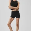 3" Alosoft High-Waist Carefree Short - Black