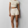 3" Alosoft High-Waist Carefree Short - Oatmeal Heather