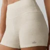 3" Alosoft High-Waist Carefree Short - Oatmeal Heather