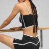 4" Airbrush High-Waist Race Pace Short - Black/White