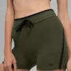 4" Airbrush High-Waist Race Pace Short - Green Olive/Black