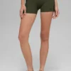 4" Airbrush High-Waist Race Pace Short - Green Olive/Black