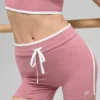 4" Airbrush High-Waist Race Pace Short - Pink Wild Rose/White