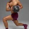 5" Adapt Running Short - Burgundy