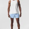 5" Adapt Running Short - Seashell Blue