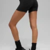 5" Airbrush Double up Short - Black/White