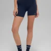 5" Airbrush Double up Short - Navy/White