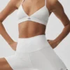 5" Airbrush High-Waist Biker Short - White