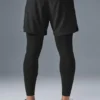 5" Revival 2-in-1 Pant - Black/Black