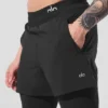 5" Revival 2-in-1 Short - Black/Black