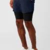 5" Revival 2-in-1 Short - Navy/Black