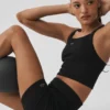 5" Seamless Ribbed Favorite Short - Black