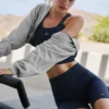 5" Seamless Ribbed Favorite Short - Navy