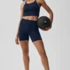 5" Seamless Ribbed Favorite Short - Navy