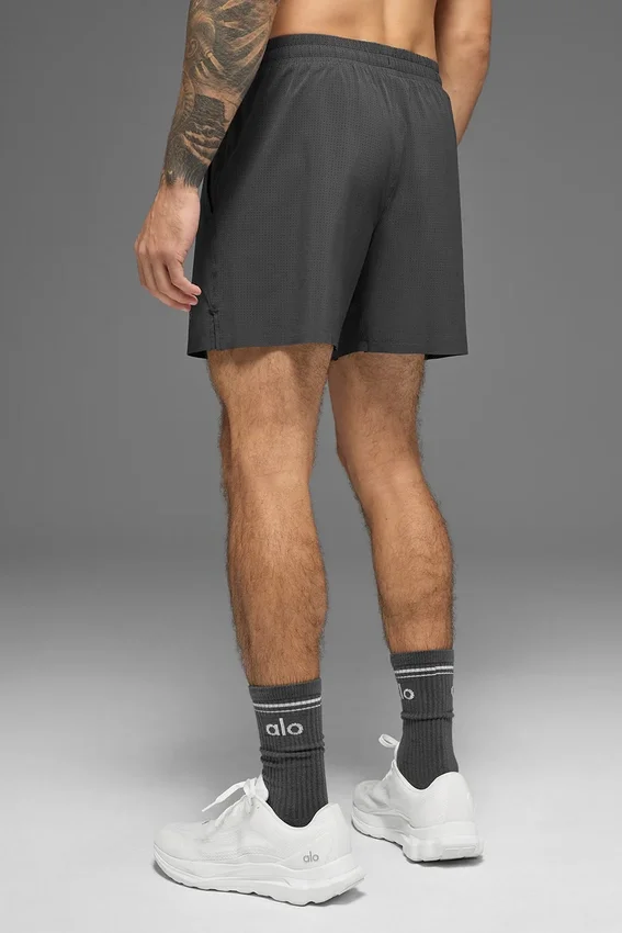 5" Traction Running Short - Anthracite